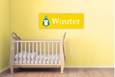 Pinguin met uiltje Pinguin met uiltje